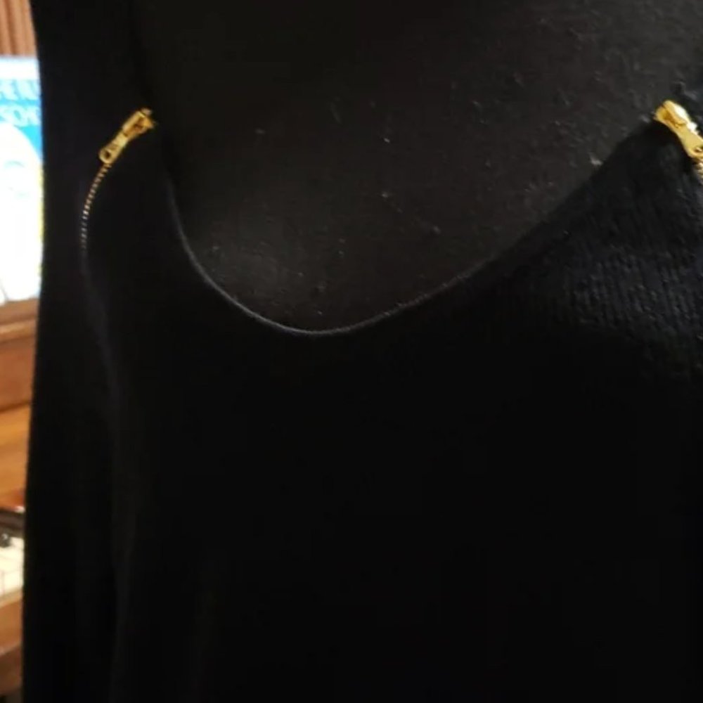 INC sweater dress long sleeve zippers - Picture 3 of 6